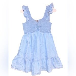 Indulge Babydoll Mini Denim Dress